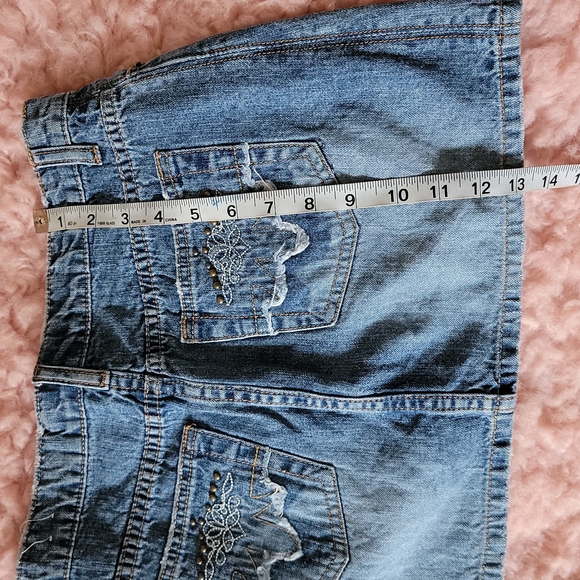 Denim Mini Skirt - Picture 4 of 5